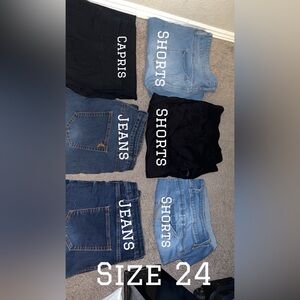 Shorts, pants and capris